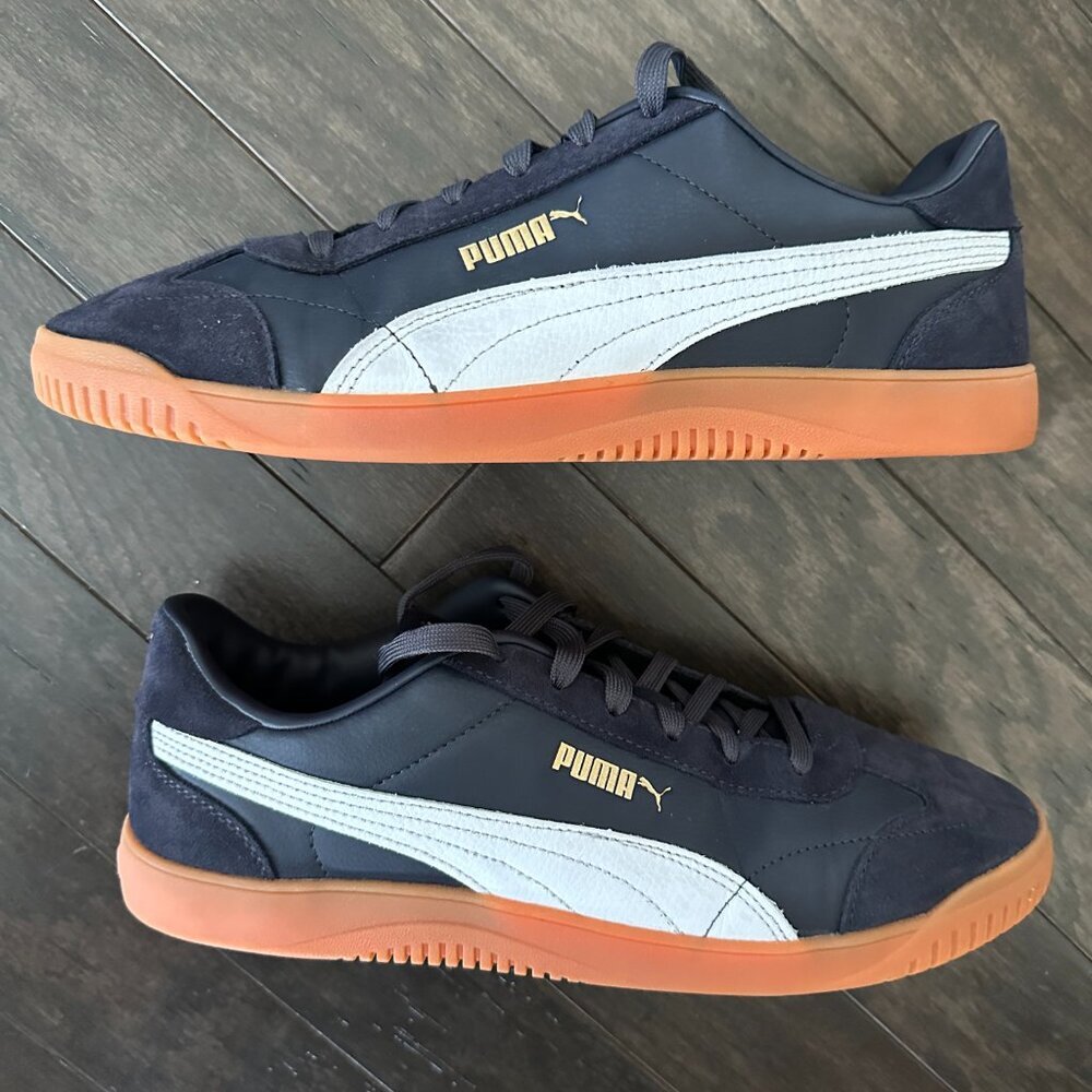 Blue & White Puma Sneakers, US 11 *mark on sole* - Picture 2 of 9